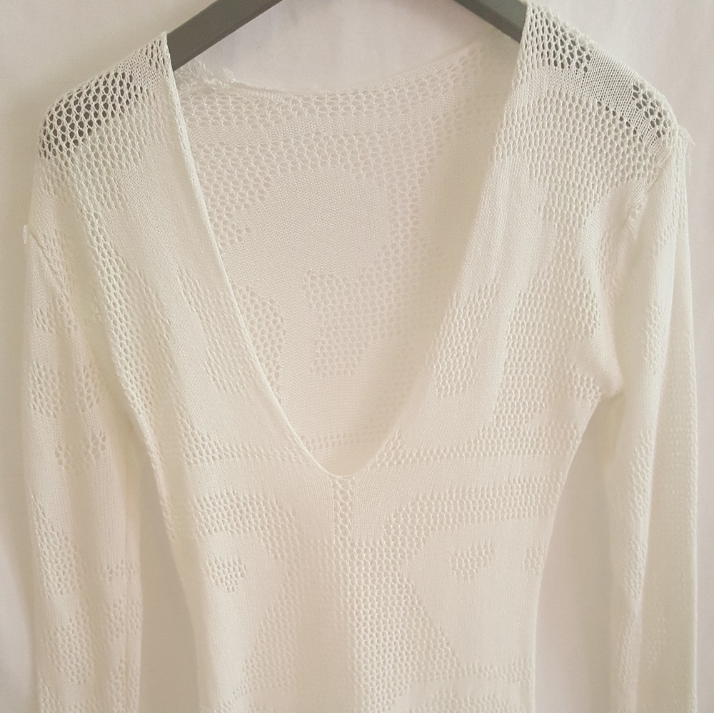 long sleeve mess top